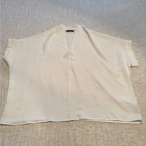 Elegant Cream Women's Top